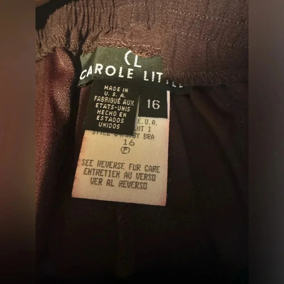 Carol Little dark drown stretch size‎ 16 baggy pants - Picture 4 of 7